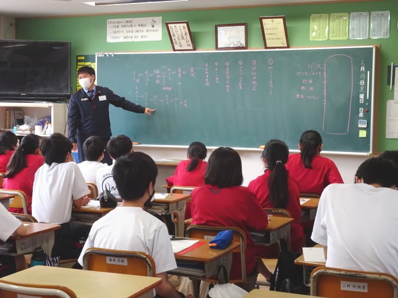 地域貢献活動|中学校外部講義