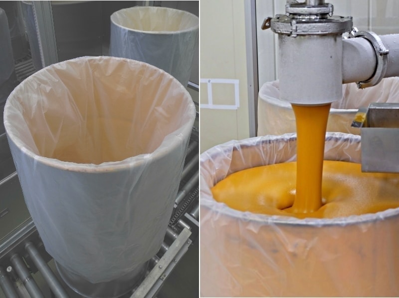 オレンジジュース原液入れドラム内袋